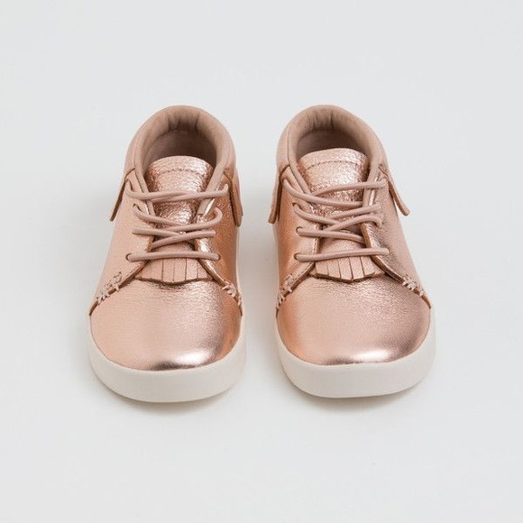 Freshly Picked Other - Freshly Picked | Fringe Rose Gold Sneaker 👟